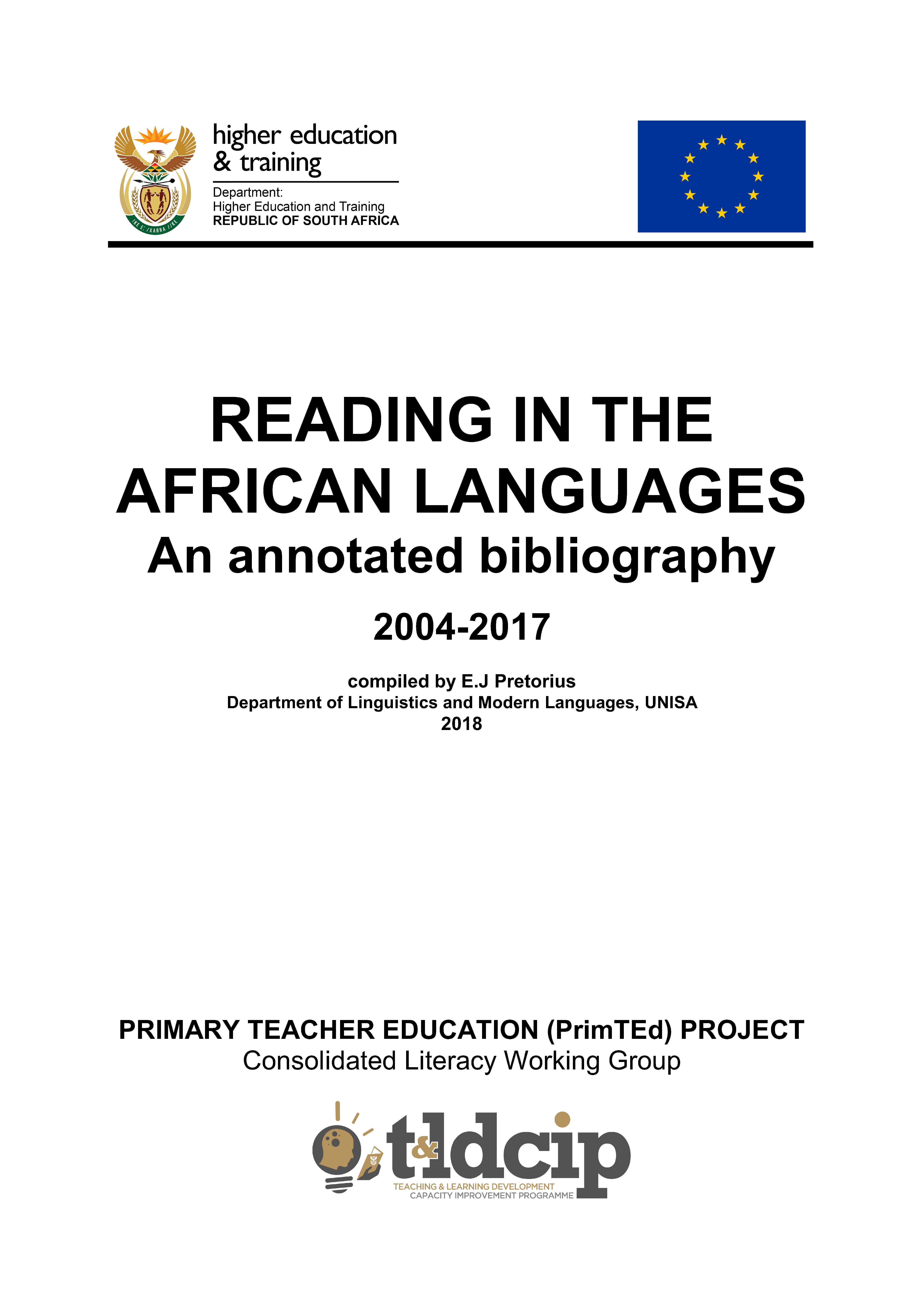 Electronic Bibliography for African Languages and  - Glocalnet